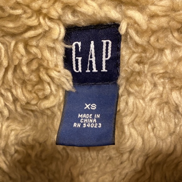 GAP DENIM SHERPA JACKET - Picture 2 of 4